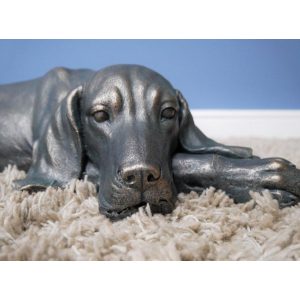 Laying Dog Ornament Retro Statue Sculpture - Image 4