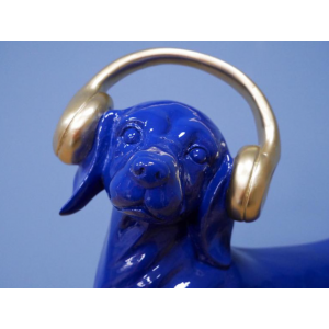 Sausage Dog Ornament Retro Animal Sculpture Industrial Style Table Home Art Deco - Image 3