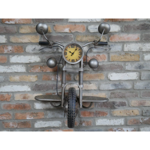 Industrial Wall Clock Retro Motorbike Decor - Image 5