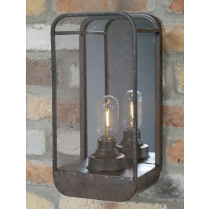 Industrial Wall Light Rustic Metal Decor Unit - Image 2