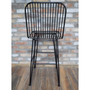 Tall Bar Stool Industrial Metal Chair - Image 5