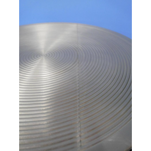 Industrial Coffee Table Metal Brass Round - Image 3