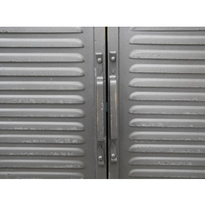 Industrial Side Cabinet Small Rustic Metal Cupboard Unit Vintage Retro Furniture - Image 6