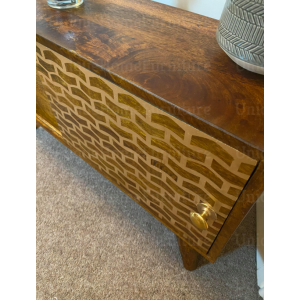 Mid Century Sideboard Vintage Danish Storage Side Cabinet Small Storage Cupboard - Image 4