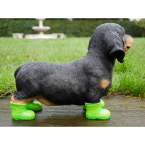 Resin Dog Ornament Sculpture Decor Statue - Image 4