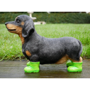 Resin Dog Ornament Sculpture Decor Statue - Image 5