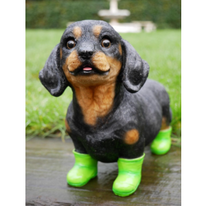 Resin Dog Ornament Sculpture Decor Statue - Image 2