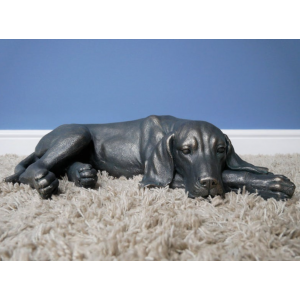 Laying Dog Ornament Retro Statue Sculpture - Image 2