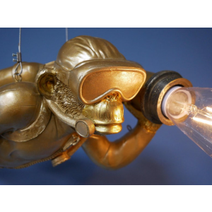 Gold Monkey Lamp Retro Hanging Light - Image 2