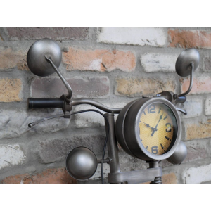 Industrial Wall Clock Retro Motorbike Decor - Image 3