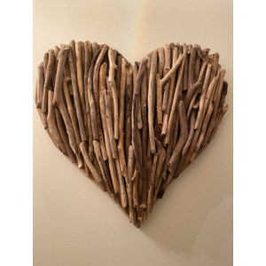 Driftwood Wall Heart Rustic Home Decor - Image 2