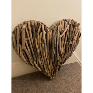 Driftwood Wall Heart Rustic Home Decor - Image 4