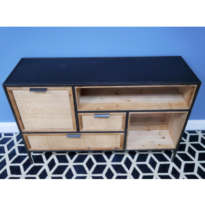 Rattan Storage Sideboard Large Display Furniture - Image 6