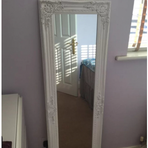 French Wall Mirror Tall Shabby Chic Decor - Image 3