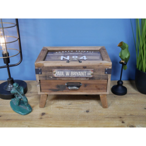 Small Trinket Box Wooden Jewellery Chest - Image 3