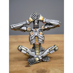 Wise Skeleton Ornament Set 3 Resin Steampunk Figurine Decor Sculpture No Hear - Image 4