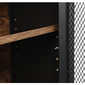 Metal Industrial Cupboard Rustic Side Cabinet - Image 4