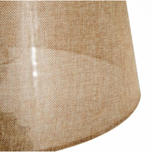 Industrial Floor Lamp Cream Vintage Retro Tripod Light Tall Wooden Free Standing Lampshade - Image 4