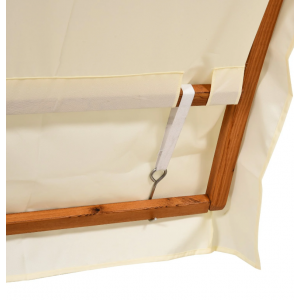 Wooden Garden Swing Bench Large Hammock Bed - Image 3