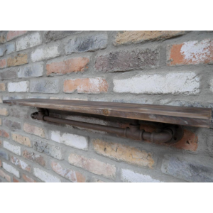 Industrial Wall Shelf Vintage Retro 76cm Storage Unit Rustic Metal Display Cabinet - Image 5