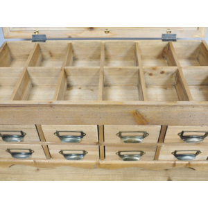 Rustic Chest Drawers Trinket Box Jewellery Organiser - Image 2