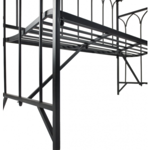 Garden Arbour Bench Outdoor Metal Pergola Arch Patio Seat Plant Roses Climbing - Image 6