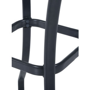 Garden Bistro Table Small Metal Coffee Patio Glass Furniture Outdoor Square Dining Deck Porch - Image 4