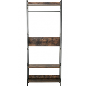 Industrial Open Wardrobe Rustic Metal Clothes Rail - Image 3