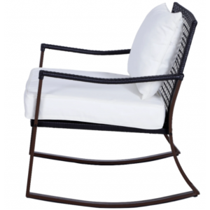 Rocking Garden Set Conservatory Patio Furniture Rattan Bistro Sofa Chair Table - Image 5