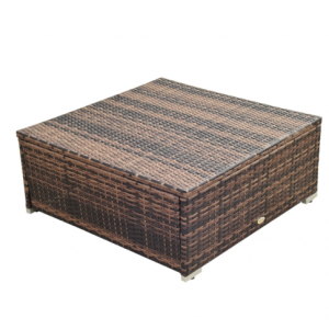 Corner Rattan Garden Furniture Outdoor Brown Patio Lounge Sofa Set Wicker Coffee Table - Image 5