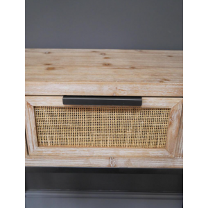 Rattan Console Table Rustic Hallway Furniture - Image 2