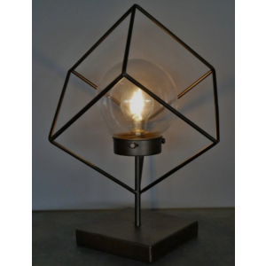Industrial Table Light Rustic Metal Lamp - Image 4