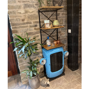 Industrial Wine Cabinet Retro Tractor Mini Bar - Image 3