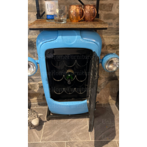 Industrial Wine Cabinet Retro Tractor Mini Bar - Image 2