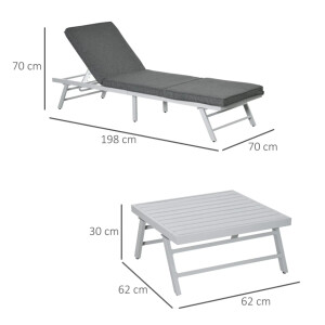 Conservatory Lounge Set Large Garden Metal Patio Furniture Corner Sofa Table - Image 5
