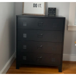 Metal Chest Drawers Vintage Industrial Storage Sideboard Retro Side Cabinet