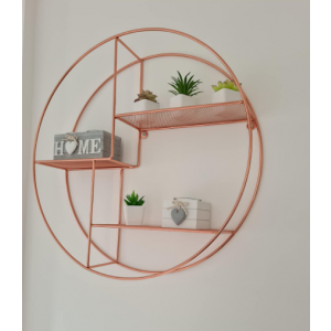 Industrial Wall Shelf Metal Display Cabinet - Image 2