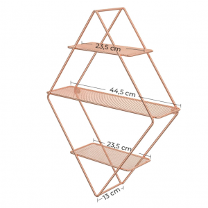 Metal Wall Shelf Industrial Display Cabinet - Image 4