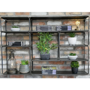 Industrial Wall Cabinet Large Display Shelf - Image 4
