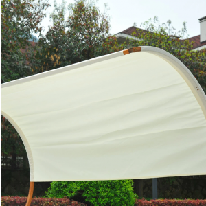 Wooden Sun Lounger Large Garden 2 Seater Patio Day Bed Canopy Furniture - Image 5