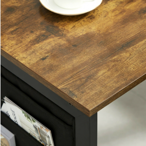 Industrial Computer Desk Rustic Writing Table - Image 5