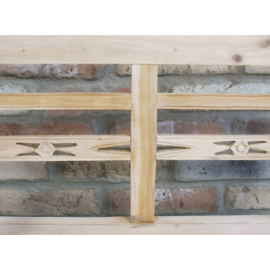 Wooden Garden Bench Small Children Loveseat - Image 3