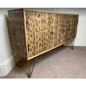 Mid Century Sideboard Rustic Storage Cabinet - Image 2