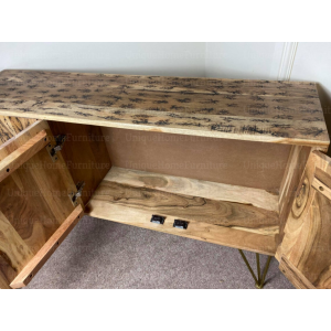 Mid Century Sideboard Rustic Storage Cabinet - Image 4