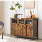 Industrial Kitchen Cupboard Rustic Metal Dresser