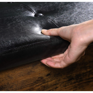 Rustic Storage Bench Ottoman Shoe Seat - Image 6