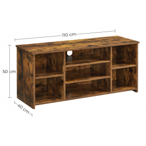 Rustic Media Cabinet Industrial Style TV Stand - Image 5
