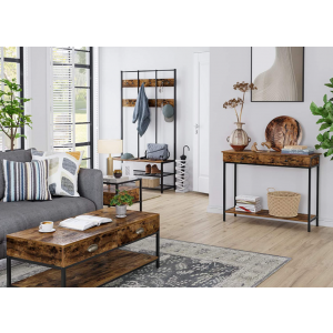 Industrial Console Table Rustic Slim Hallway - Image 4