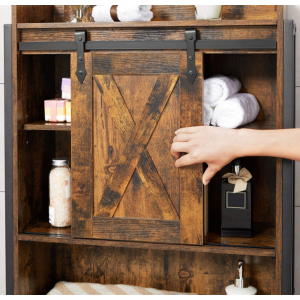Over Toilet Cabinet Industrial Bathroom Storage - Image 3