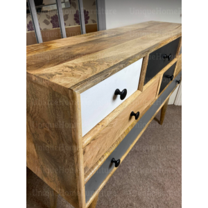 Scandinavian Chest Drawers Rustic Sideboard - Image 2